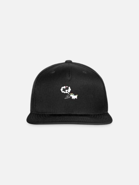 I Wish I Was A French Bulldog - Snapback Baseball Cap - black