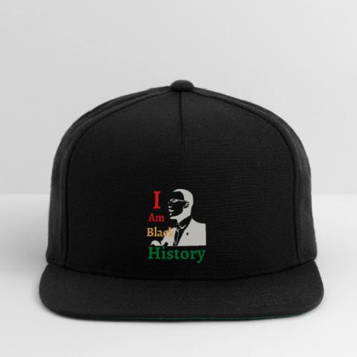 dée cadeau Black History month :I am Black History - Snapback Baseball Cap