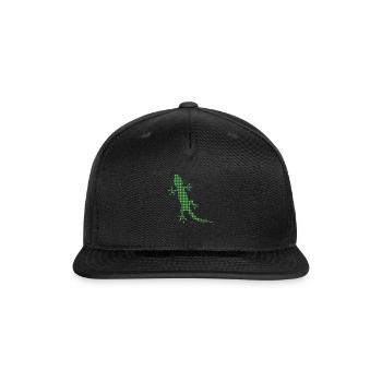 lizard - Snapback Baseball Cap - black - Front