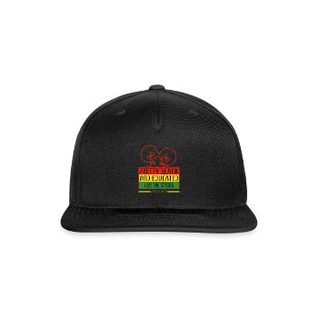 Pretty Black Black Pride Black Excellence Black - Snapback Baseball Cap - black - Front