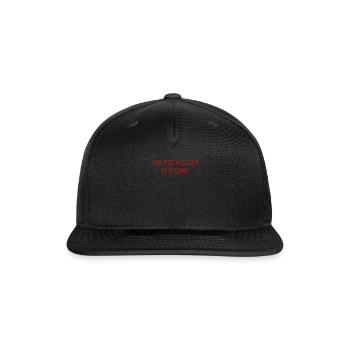 The pitch clock is stupid - Snapback Baseball Cap - black - Front