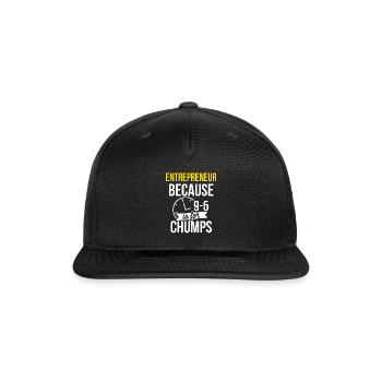 Entrepreneur Business Entrepreneurship - Snapback Baseball Cap - black - Front