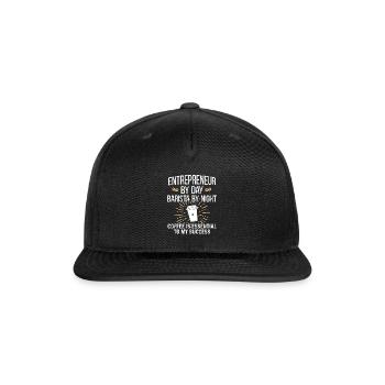 Entrepreneur Business Entrepreneurship - Snapback Baseball Cap - black - Front