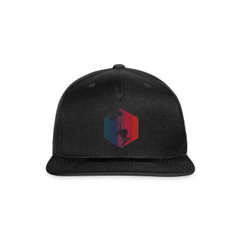 Kitesurfing Watersport Windpower Fun - Snapback Baseball Cap - black - Front