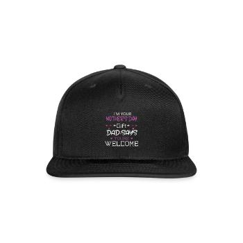 Mother Mothers Day Mother Outfit Saying - Snapback Baseball Cap - black - Front