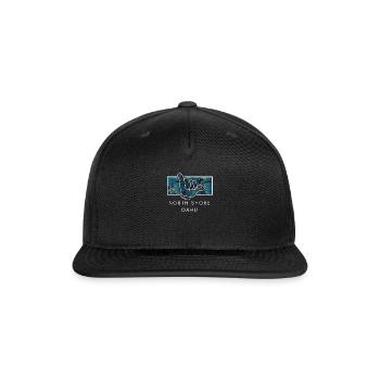 Cool North Shore Oahu Hawaii Shaka Hawaiian - Snapback Baseball Cap - black - Front