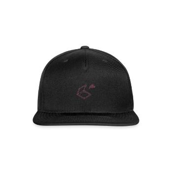 Last pizza slice - Snapback Baseball Cap - black - Front