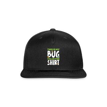 Bug Catcher Bug Expert Insect Lover Entomology - Snapback Baseball Cap - black - Front
