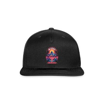 Nevada Neon Excitement - Snapback Baseball Cap - black - Front