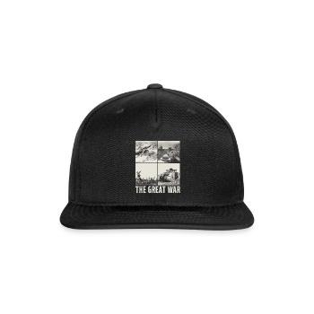 The Great War - WW1 Photos - Snapback Baseball Cap - black - Front