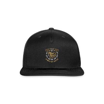 Maid Of Honor Today My Maid Of Honor Bridesmaid - Snapback Baseball Cap - black - Front