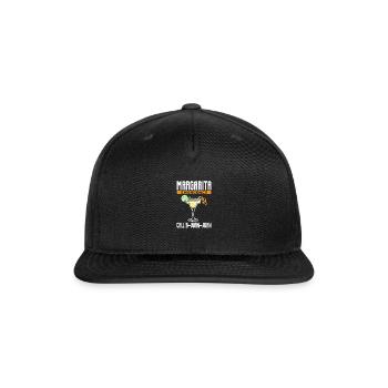 Margarita Emergency Call 9-Juan-Juan - Snapback Baseball Cap - black - Front
