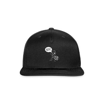 Ant Says No Ants - Snapback Baseball Cap - black - Front
