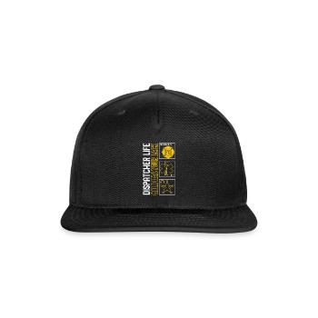 Dispatcher Life 911 Gold Has Your Back Emergency - Snapback Baseball Cap - black - Front