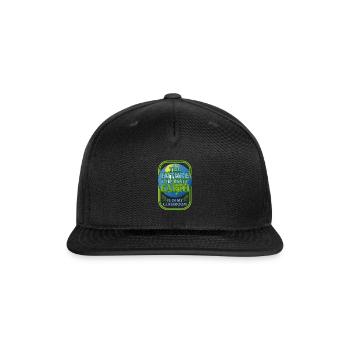 Earth Shirt, The Future Of The Planet Earth - Snapback Baseball Cap - black - Front