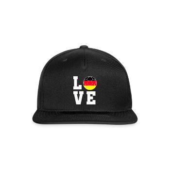 Germany World Cup - Snapback Baseball Cap - black - Front
