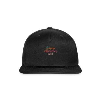 Hispanic conservatives exist - Snapback Baseball Cap - black - Front