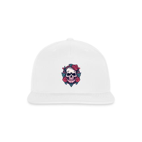 Rose Skull Tattoo - Snapback Baseball Cap