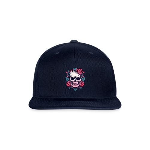 Rose Skull Tattoo - Snapback Baseball Cap