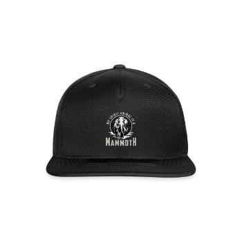 Woolly Mammoth My Spirit Animal Is A Prehistoric - Snapback Baseball Cap - black - Front