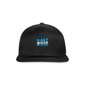 X-ray Tech (Not The Nurse) X-Ray Technologist - Snapback Baseball Cap - black - Front