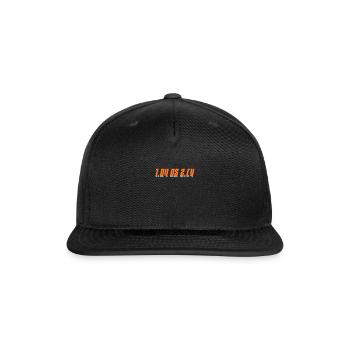 Chess 1.D4 D5 2.C4 - Snapback Baseball Cap - black - Front
