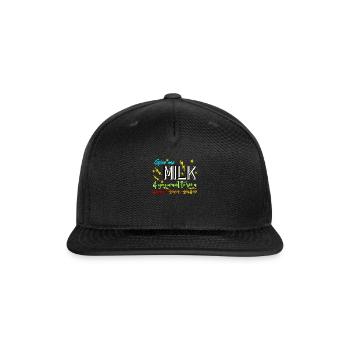 Lactose intolerant - Snapback Baseball Cap - black - Front