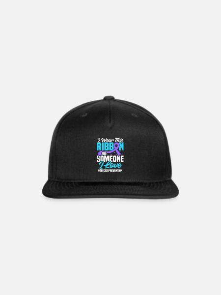 Suicide Prevention Warrior Mental Health - Snapback Baseball Cap - black