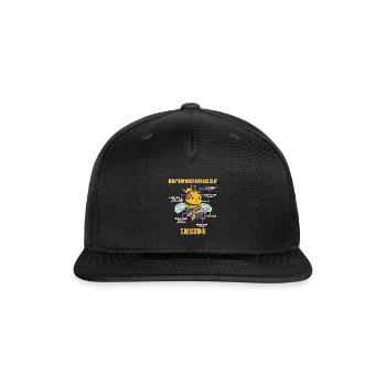 Entomologist Inside Insect Collecting Bug Hunters - Snapback Baseball Cap - black - Front