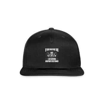 Bartender Gift Mixologist Job Waiter Bartender - Snapback Baseball Cap - black - Front