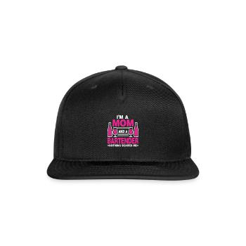 Bartender Gift Mixologist Job Waiter Bartender - Snapback Baseball Cap - black - Front