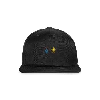 Carnival Shirt, Carnival Crew Ferris Wheel Design - Snapback Baseball Cap - black - Front