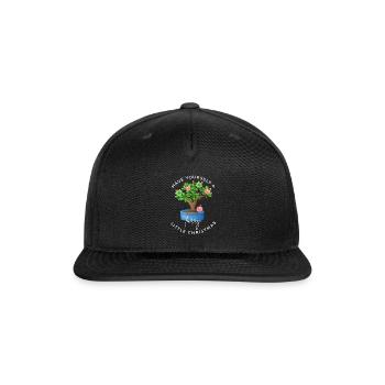 Have yourself a furry little Christmas - Snapback Baseball Cap - black - Front