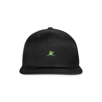 Prehistoric Peekaboo - Snapback Baseball Cap - black - Front