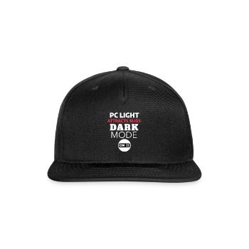 Funny Developer Joke - Snapback Baseball Cap - black - Front