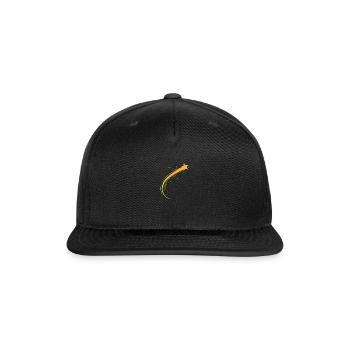 Falling Star Space Meteor - Snapback Baseball Cap - black - Front