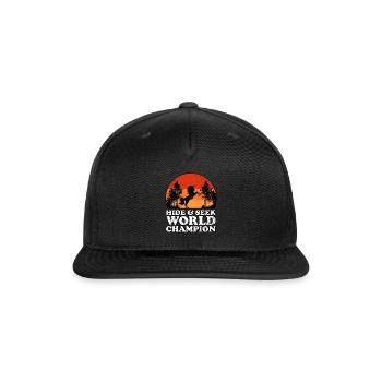 HIDE SEEK WORLD CHAMPION UNICORN - Snapback Baseball Cap - black - Front