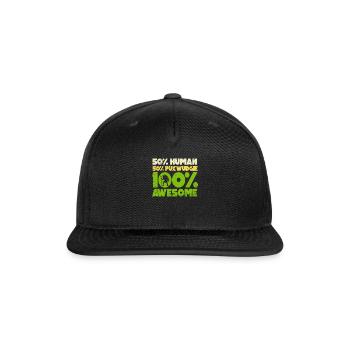 Pukwudgie Cryptid Folklore Myths - Snapback Baseball Cap - black - Front