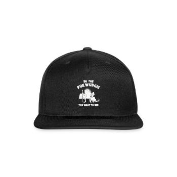 Pukwudgie Cryptid Folklore Myths - Snapback Baseball Cap - black - Front