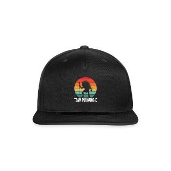Pukwudgie Cryptid Folklore Myths - Snapback Baseball Cap - black - Front