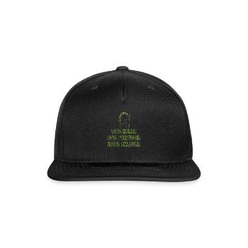 Pukwudgie Cryptid Folklore Myths - Snapback Baseball Cap - black - Front