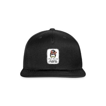 Psych Nurse - Snapback Baseball Cap - black - Front