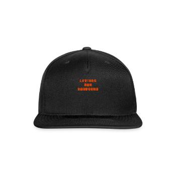 Latinos run hardcord - Snapback Baseball Cap - black - Front