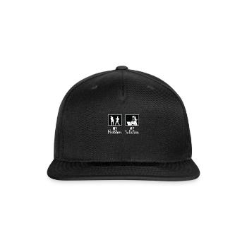 911 Dispatcher My Problem My Pictogram Mom Dad - Snapback Baseball Cap - black - Front