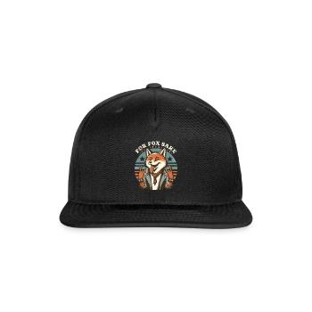 For Fox Sake - Snapback Baseball Cap - black - Front