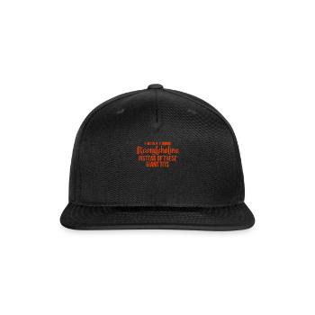 I Wish I Had Acetylcholine Instead Of These Giant - Snapback Baseball Cap - black - Front