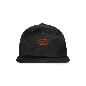 I Wish I Had Norepinephrine Instead Of These Giant - Snapback Baseball Cap - black - Front