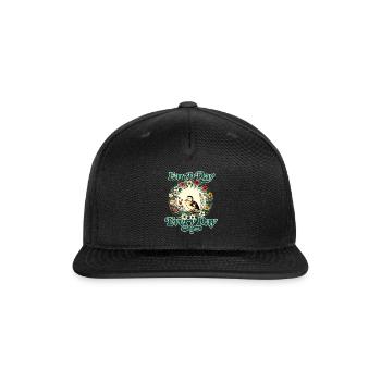 Earth Day Every Day - Snapback Baseball Cap - black - Front