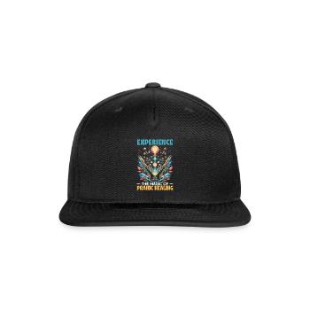 Pranic Healing Prana Energy Healing Meditation - Snapback Baseball Cap - black - Front