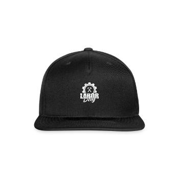 Labor Day in the USA - Snapback Baseball Cap - black - Front